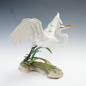 Boehm Porcelain Sculpture, The Great Egret 40221