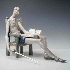 Lladro Porcelain Sculpture, Don Quixote 1001030