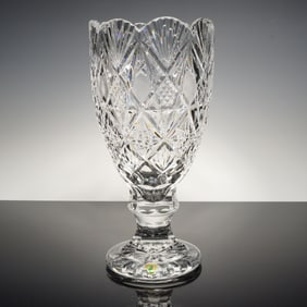 Waterford Crystal Footed Vase, Sinclaire