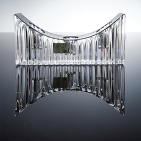 Mikasa Crystal Candleholder, Staccato