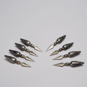 8pc Webster Co. Sterling Silver Corn Holders