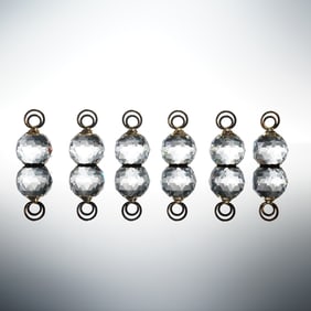 Swarovski Crystal Place Card Holders, Set of Six