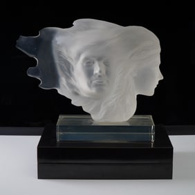 Frederick Hart (American, 1943-1999) Clear Resin Sculpture, Herself, Signed