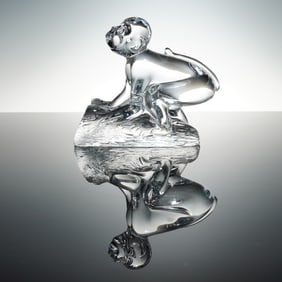 Baccarat Crystal Figurine, Bellagio Monkey Limited Edition