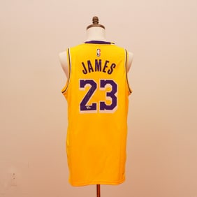 LeBron James Autographed Los Angeles Lakers Jersey w/ Hologram