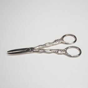 Christofle Grape Silver Plated Scissors