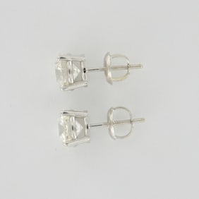 Pair of Diamond Stud Earrings, 14K, 2.02 CTW