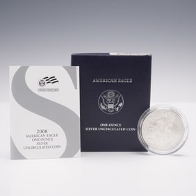 2008-W American Eagle Silver Bullion Uncirculated