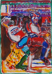 Eugeniusz Markowski (Polish, 1912-2007) Gouache on Paper, Signed