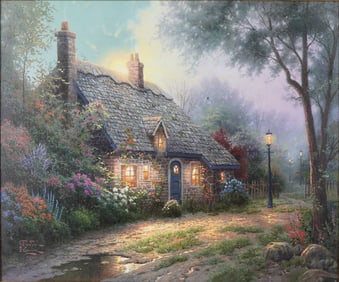 Thomas Kinkade (American 1958-2012) Lithograph on Canvas, Numbered w/ COA