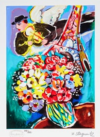 Zamy Steynovitz (Polish 1951-2000) Limited Edition Serigraph on Paper