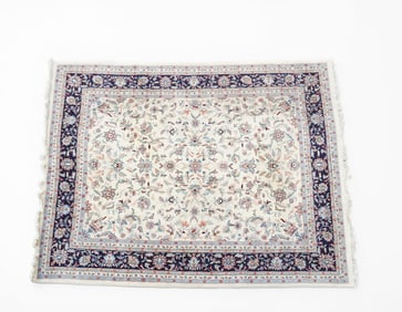 Fine Persian Hand-Knotted Nain Rug