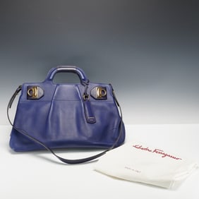 Salvatore Ferragamo Leather Satchel Bag