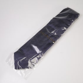 Valentino Navy Silk Necktie