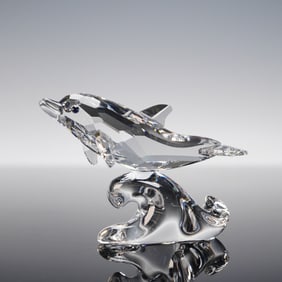 Swarovski Crystal Figurine, Baby Dolphin