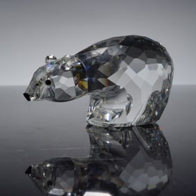 Swarovski Crystal Figurine, Polar Bear
