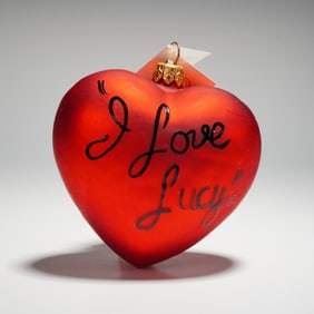 Christopher Radko Ornament, I Love Lucy Heart