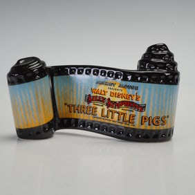 Walt Disney Classics Opening Title Figurine, Three Little Pigs