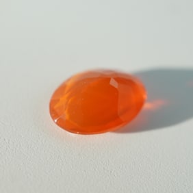 0.30 CT Mexican Fire Opal Oval Cut Gemstone