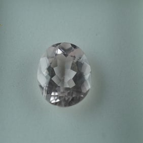 3.41 CT Morganite Oval Cut Gemstone