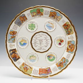 Royal Cauldon Judaica Seder Plate
