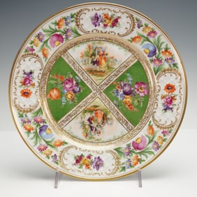 Schumann Dresden Porcelain Cabinet Plate