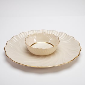 Lenox Porcelain Chip and Dip, Richmond Collection