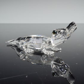 Swarovski Crystal Figurine, Alligator