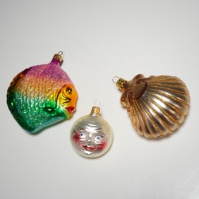 3pc Christopher Radko Ornaments