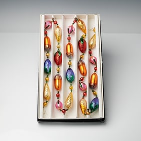 Christopher Radko Glass Garland, Nuts & Berries