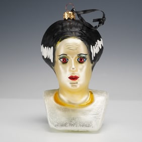 Universal Studios Monsters Bride of Frankenstein Glass Ornament