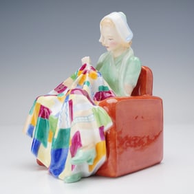Royal Doulton Bone China Figurine, Patchwork Quilt HN1984