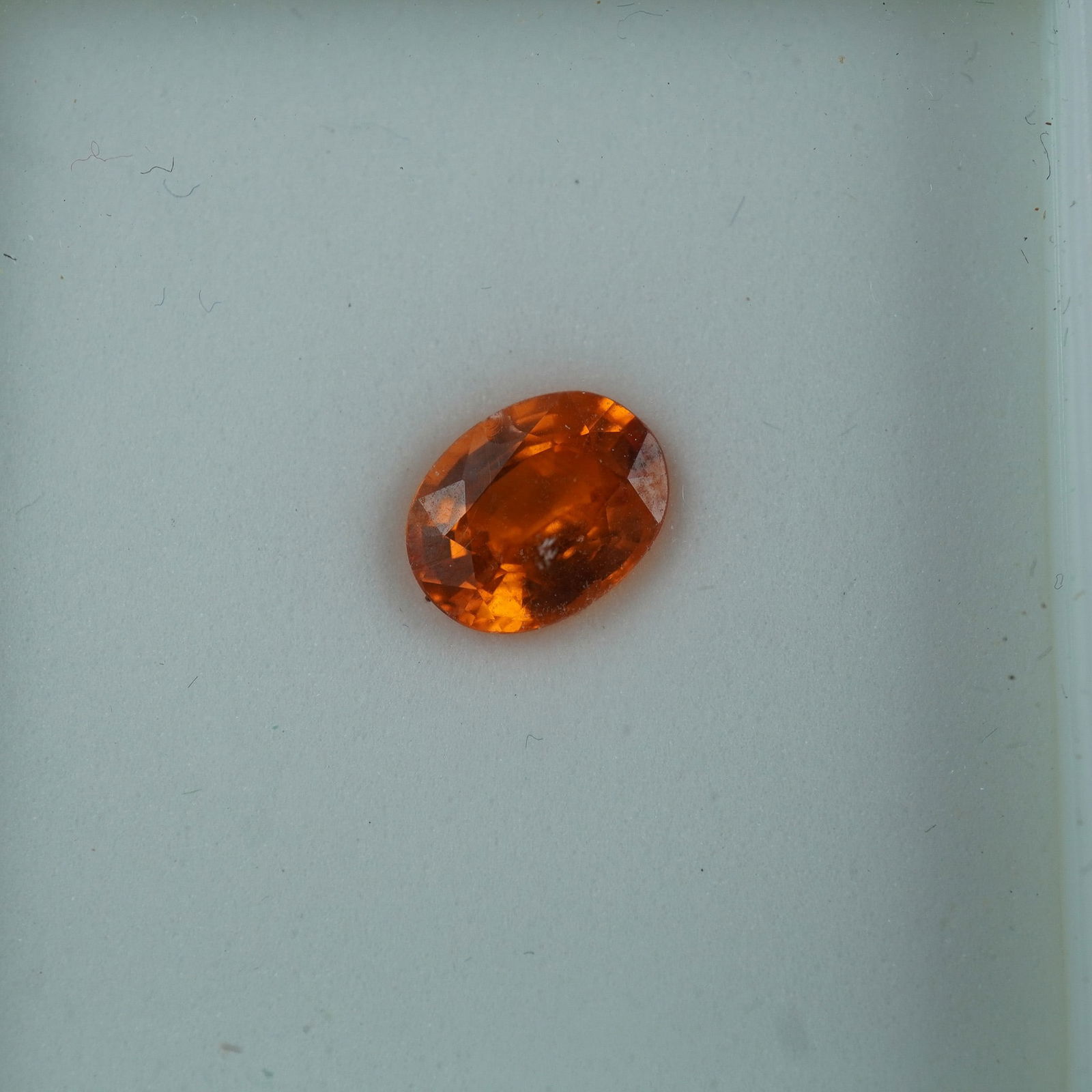 1.60 CT Spessartite Garnet Oval Cut Gemstone (1 of 2)