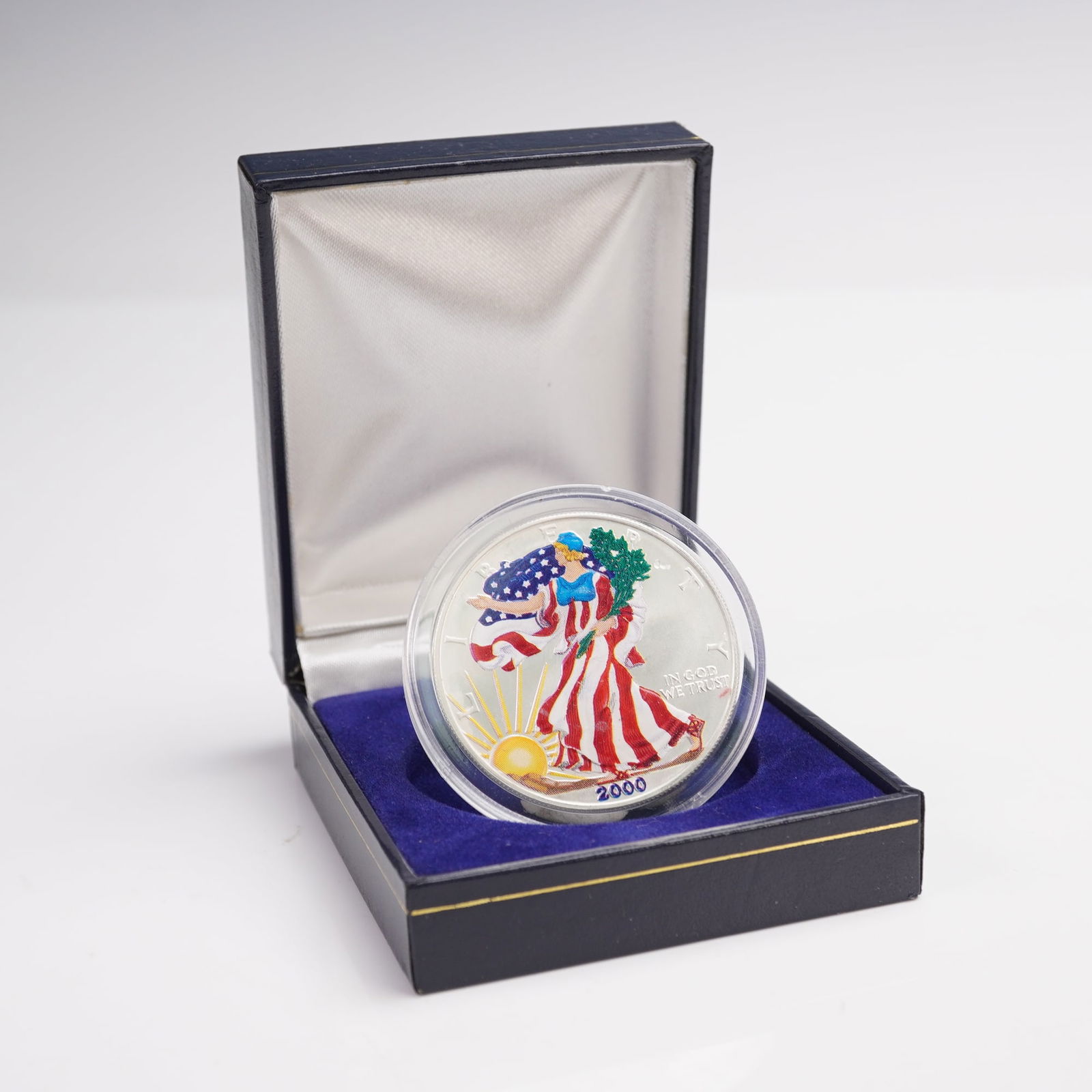 2000 American Silver Eagle Colorized Dollar (1 of 4)