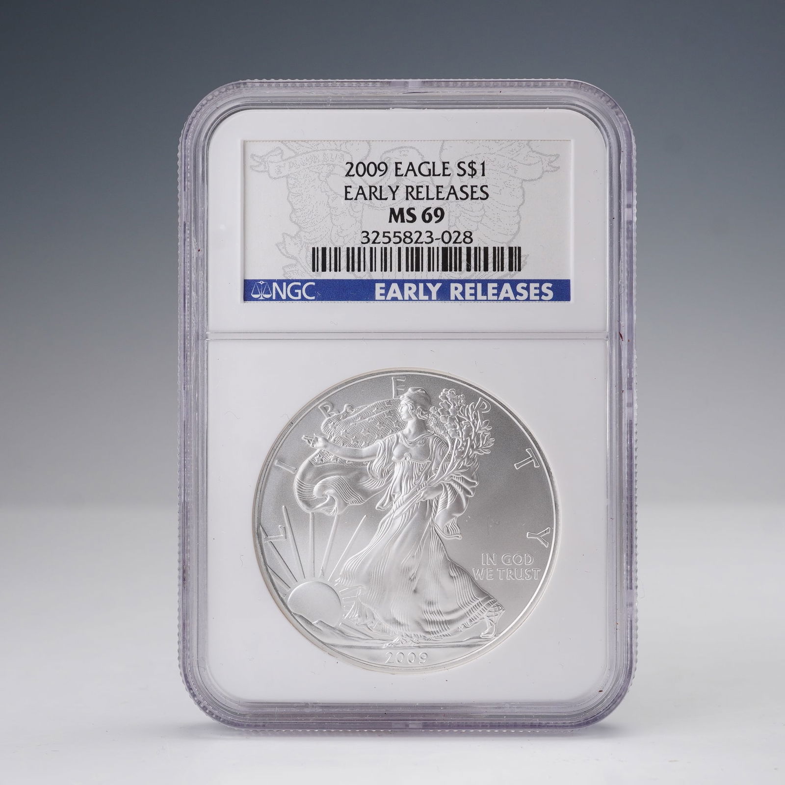 2009 American Silver Eagle Dollar Coin NGC Graded MS 69 Early Releases (1 of 4)