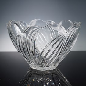 Lenox Arctic Bloom Crystal Serving Bowl