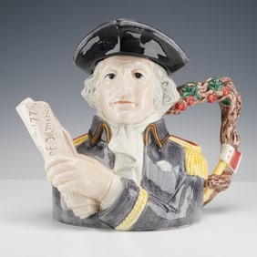 Fitz and Floyd Figures From History Teapot, George Washington
