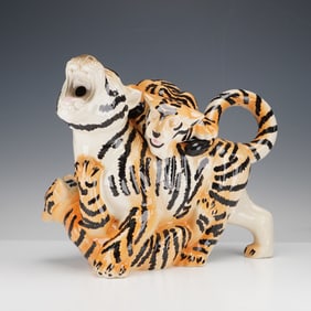 Paul Cardew Earthenware Teapot, Tiger
