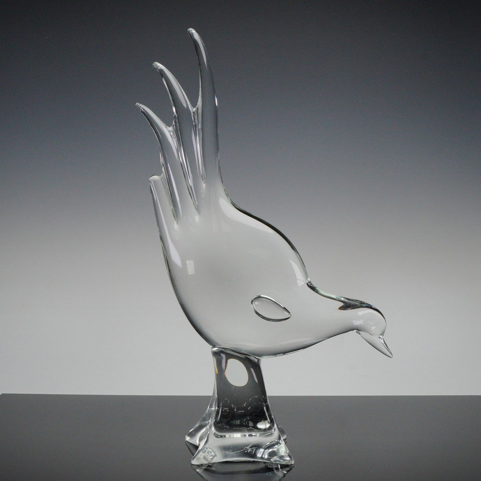 Murano Art Glass by Licio Zanetti Bird Sculpture, Signed (1 of 6)