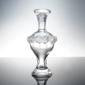 Lalique Crystal Perfume Bottle, Martine