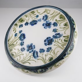 William Moorcroft for James Macintyre Teapot Trivet, Blue Poppy