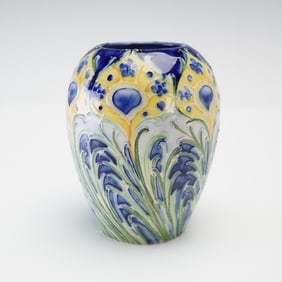 James Macintyre by William Moorcroft Florian Ware Peacock Vase