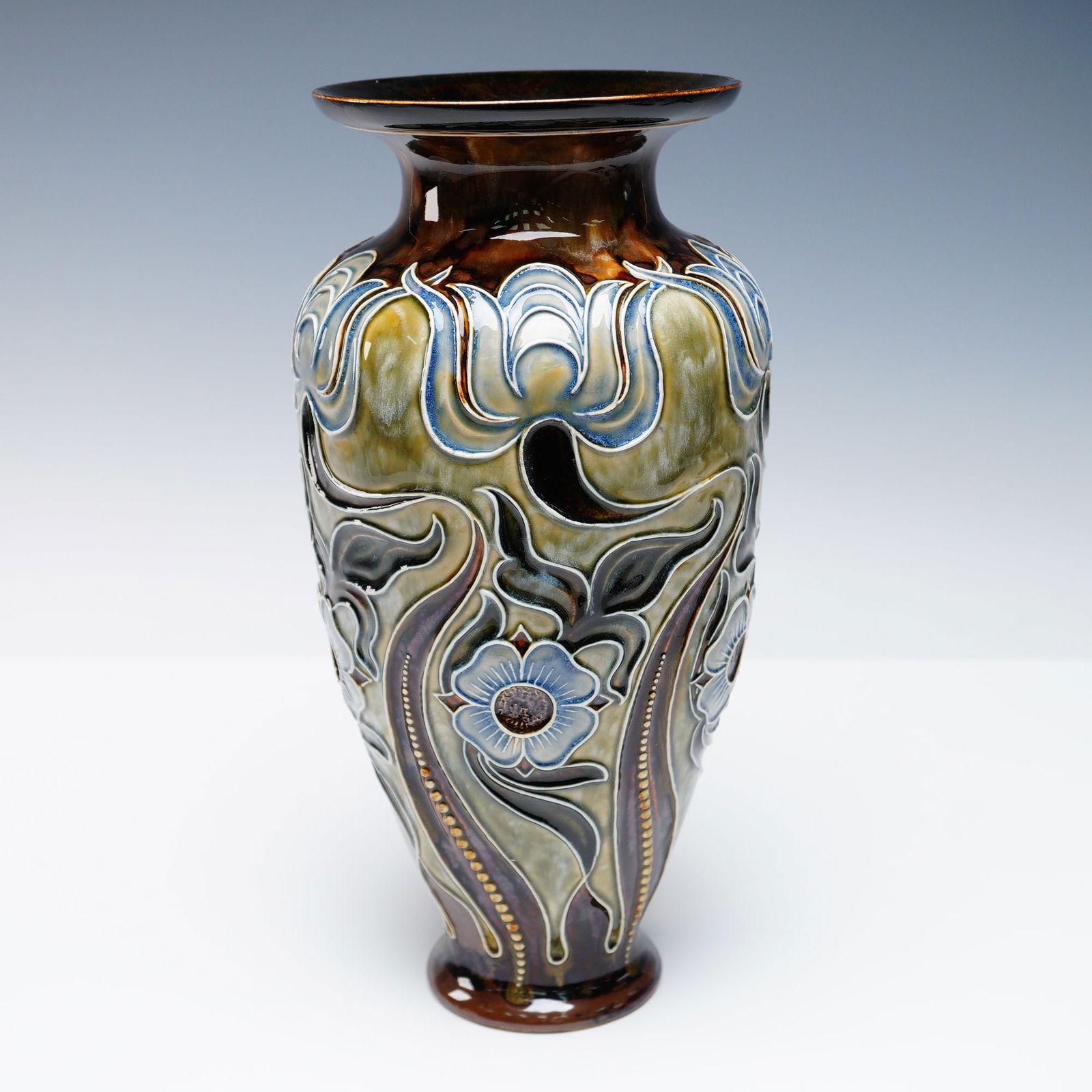 Doulton Lambeth by Frank Butler Stoneware Vase (1 of 8)