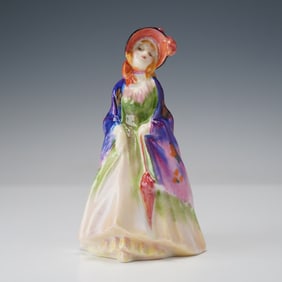 Royal Doulton Miniature Figurine, Paisley Shawl M4