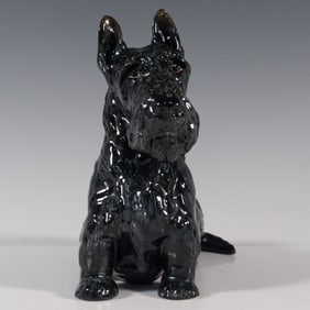 Rare Royal Doulton Large Figurine, Scottish Terrier HN1017