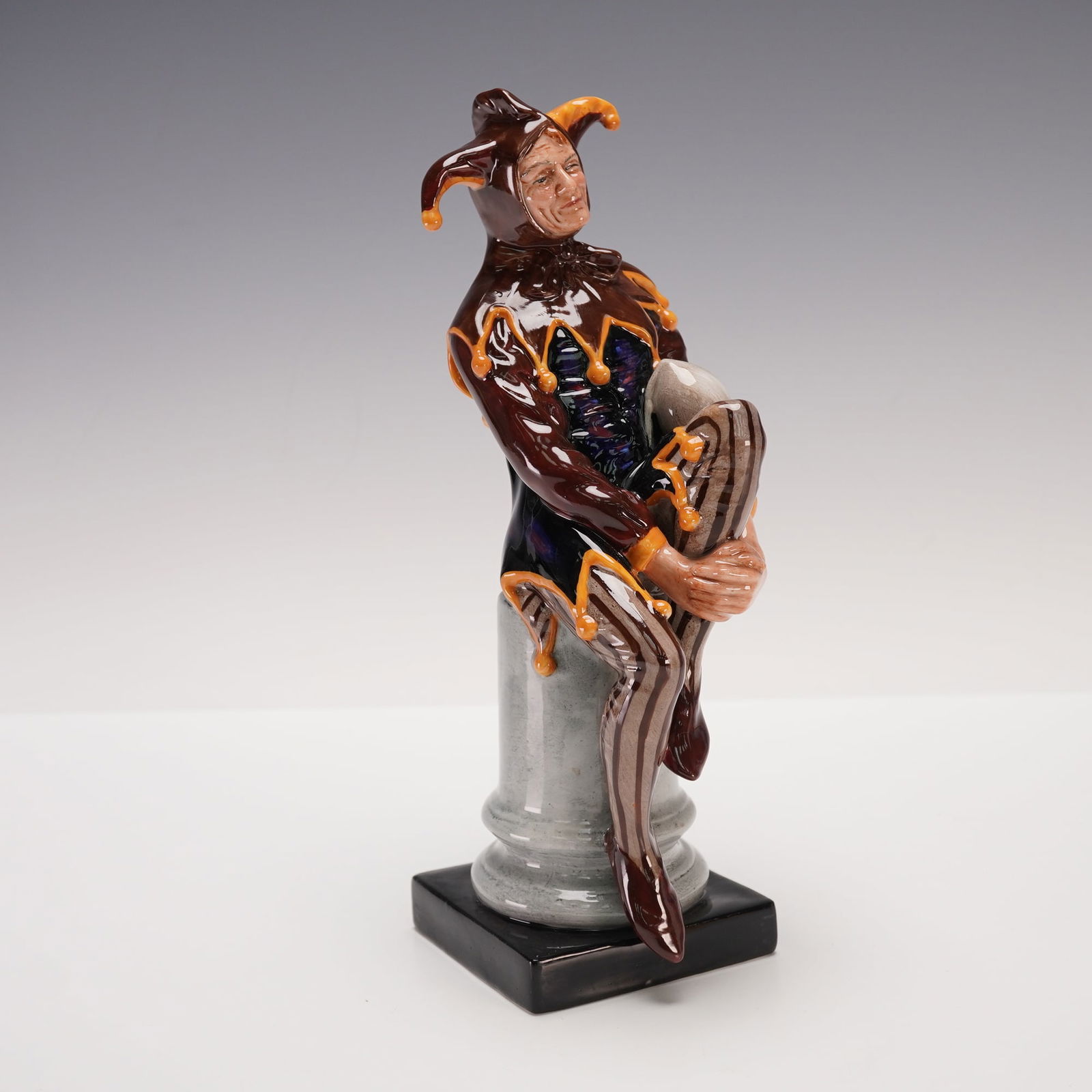 Royal Doulton Prototype Colorway Figurine, Jester (1 of 3)