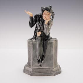 Carlton Ware Prototype Colorway Figurine, The Jester