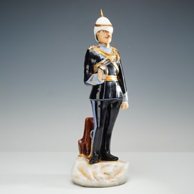 Michael Sutty Porcelain Sculpture, 2nd Royal Lancers