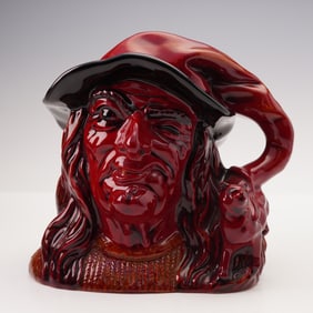 Prototype Royal Doulton Flambe Sung Character Jug, The Witch D7239