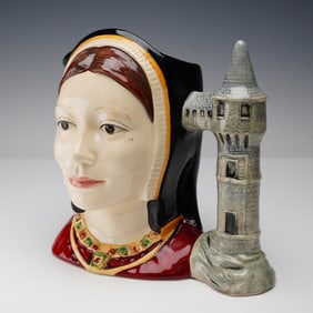 Royal Doulton Large Prototype Colorway Character Jug, Catherine of Aragon